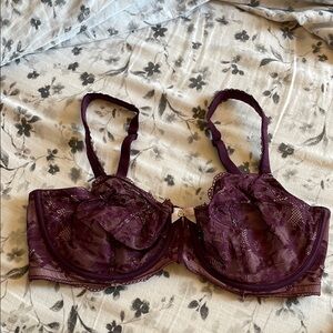 Body by Victoria Unlined Demi Bra with pink bow